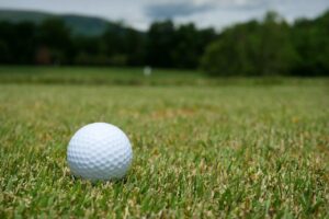 Golf Ball On grass